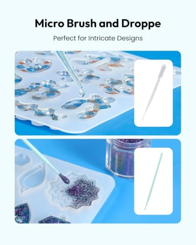 Resiners x Steve McDonald Resin Tool Kit, 57PCS Tools for Epoxy Resin DIY - Image 5