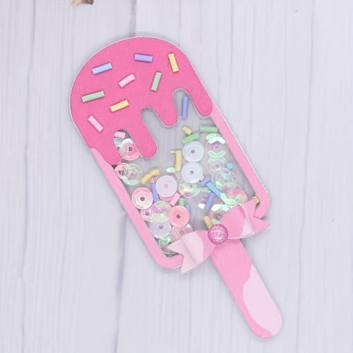 Lapoo Tool Metal Cutting Die for Scrapbooking - Durable, Cut Stencils for DIY Scrapbook Photo Album Decorative Paper Card, Card Making Supplies, Embossing (Ice Cream Shaker 4.5 x 4.1 in) - Image 3