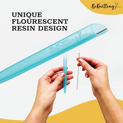 BeKnitting Loom Knitting Pen Tool & Crochet Hook for Beginners Adults & Kids - DIY Arts & Craft Tool - Image 2