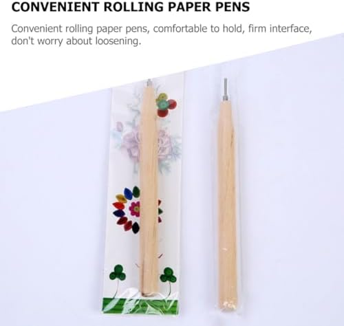 GLSTOY 6pcs Paper Quilling Pen Tools Slotted Rolling Curling Needle Kit for DIY Crafting Scrapbooking Card Making and Origami Art Supplies for Adults and Beginners - Image 5