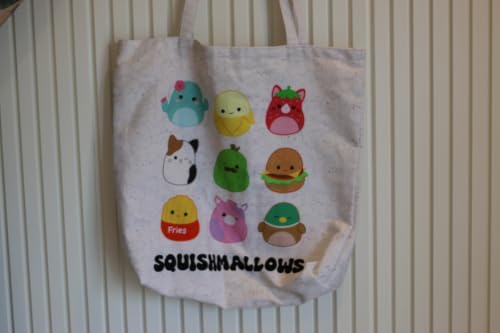 Squishmallows Canvas Tote Bag DIY Sewing Kit – 24" x 43" Cotton Canvas Fabric Panel – Makes 16” x 15” Reusable Tote – Beginner Friendly Craft Project – Cream - Image 7