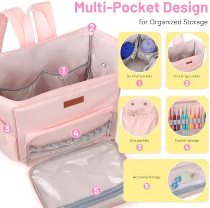 Coopay All-in-One Crochet Kit for Beginners Adults Kids-Ideal Crochet Gift - Image 2