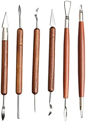 S & E TEACHER'S EDITION 6 Pcs Pottery & Clay Sculpting Tools by SETEACHERSEDITION