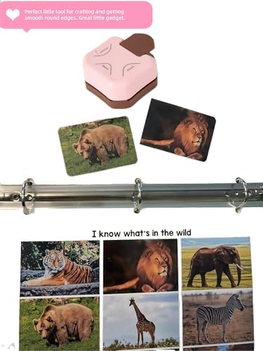QIQQIKIN Corner Rounder Punch Pink,Paper Punches for Crafting,Cardstock,Edge Cutter,Scrapbook,Card Making Supplies,Journaling Accessories, Photos Cards Scrapbooking - Image 7