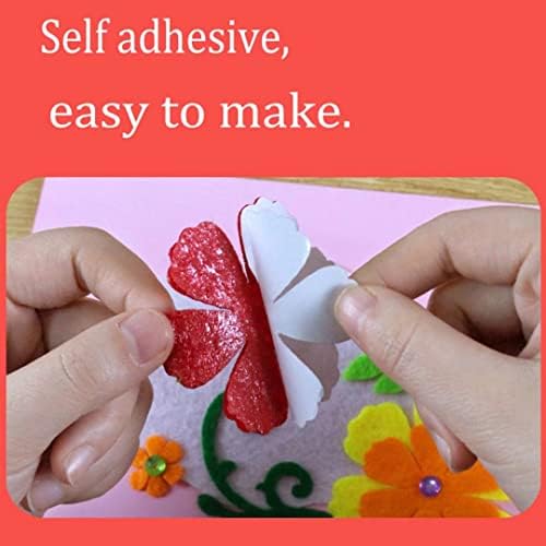 QIAONIUNIU Card Making Kits DIY Handmade Greeting Card Kits for Kids, Christmas Card Folded Cards and Matching Envelopes Thank You Card Art Crafts Crafty Set Gifts for Girls & Boys - Image 5
