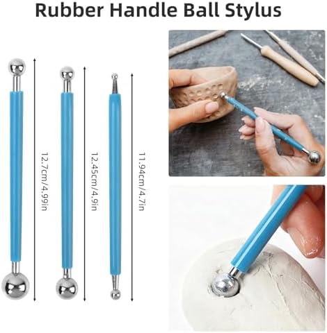 AULEEP 35 PCS Clay Sculpting Tools Kit, Air Dry Clay Tool for Pottery Craft - Image 3