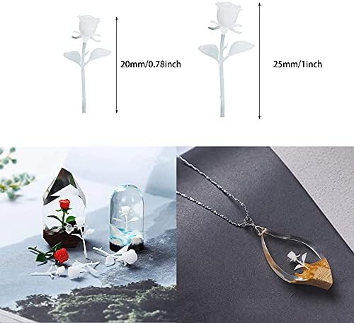 Woohome 11 PCS Jewelry Making Supplies Resin Mould, Mini Mushroom Casting Moulds, 3D Filler Art Craft Supplies Epoxy Moulds for Art Crafts DIY - Image 4