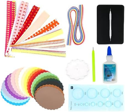 Paper Quilling Kit Colorful Cardmaking Handmade Supplies by Unknown