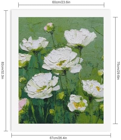 CMQHYF Paint by Numbers Kit Vintage Botany, Acrylic Painting on Canvas Without Frame for Adults Beginners, DIY Art Activity for Home Wall Decor & Relaxing Gift - Image 2