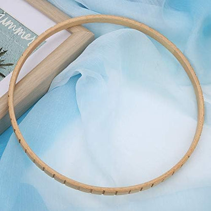 Phefop 19cm Wooden Knitting Looms Circular Knitting Machine, Manual DIY Knitting Tool, Wall Hanging Decoration, Russian Weaving Craft, Parent Child Interaction Activity - Image 6