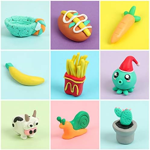 Aestd-ST Polymer Clay Kit 50 Colors, Oven Bake Modeling Clay for Kids - Image 4
