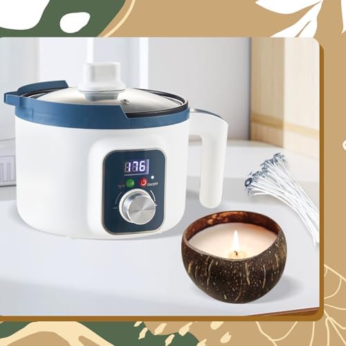 Handnatur Digital Candle Making Kit for Adults with Wax Melting Pot - Image 5