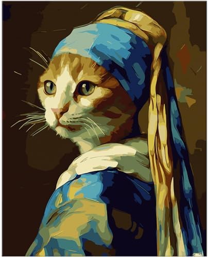 NiArt Paint by Numbers Kit for Adults Beginners, Canvas 16x20 Unframed by NiArt