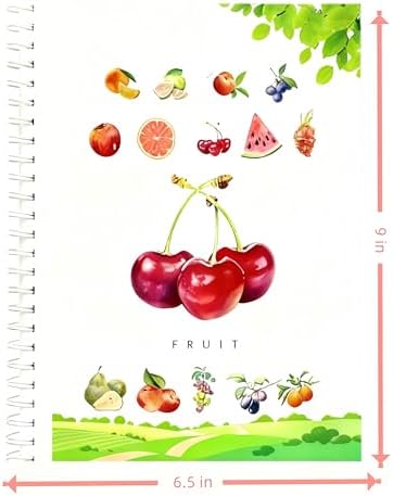 Watercolor Workbook，Water Paint Adult Set，Easy Coloring Book,Beautiful Paintings for Beginner（Fruit - Album (Fruit - Album) - Image 6