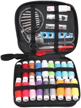 Chiyyak Embroidery Stitch Book Kit for Beginners Complete Sewing Tools Set with 30 Patterns Needles Fabric Scissors DIY Craft Gift - Image 3