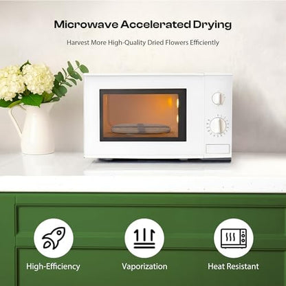 Caydo 9" x 9" Microwave Flower Press Kit for Adults - Image 4