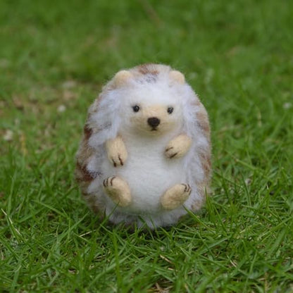 Hedgehog Needle Felting Kit for Beginners Easy Steps to Make with Everything, Christmas for Mom, Grandma - Image 3
