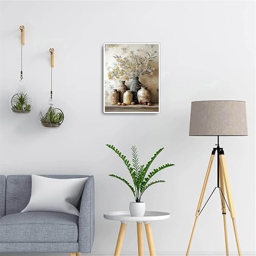 Flower Paint by Numbers Kit for Adults,Olive Blossom Adult Painting by Numbers for Beginner on Canvas,DIY Painting Kits for Home Wall Decor,Gifts (Flower6) - Image 3