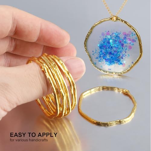 HNYYZL 48Pcs Alloy Open Back Bezel Pendants - Image 4