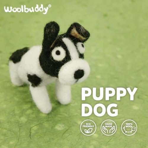 Woolbuddy Needle Felting Starter Kit (Puppy) for Beginner & Adult with Tool - Image 2