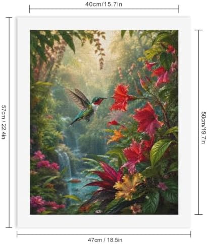 Bozfoxa Paint by Numbers Kit for Adults Beginner Tropical Nova - Image 3