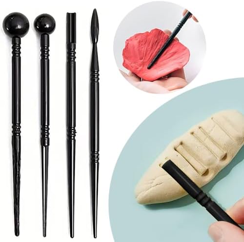 30Pcs Clay & Pottery Tools Kit, Polymer Clay Sculpting Tools for Air Dry Clay, Multi-Function Clay Modeling, Carving, Shaping & Smoothing Tool for Pottery, Polymer Clay, Air Dry Clay & DIY Crafts - Image 6