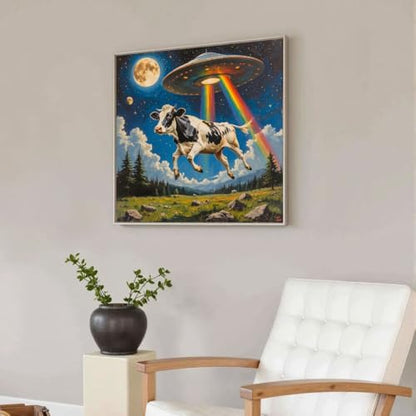 ICYANART UFO Paint by Numbers Kit for Adults, Funny Paint by Number Kits - Image 7