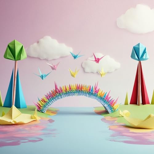 MECCANIXITY 100 Sheets Origami Paper Double Sided Deep Purple 6x6 Inch Square Sheet for Art Craft Project, Beginners, Gifts Decor - Image 5