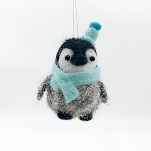Bergin & Bath Needle Felting Kit, Penguins. Make Three Sweet Festive Decorations with This Beginner Friendly Craft kit for Adults and Teens. The Best Stocking Filler for Anyone Creative. - Image 5