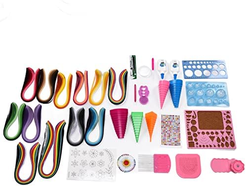 Adfaga Professional Paper Quilling Kits Complete Set with 1260 Colorful Strips Quilling Tools Accessories for Adults Beginners DIY Craft Projects Handmade Gift Idea - Image 2