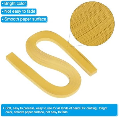 PATIKIL 120pcs Quilling Strips Paper 3/8"(10mm) 21"(54cm) Origami Paper Quilling Strip for Art DIY Hand Craft Christmas, Light Khaki - Image 3