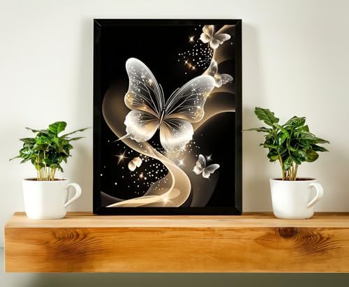 DOTSTART Paint by Numbers Kit for Adults, Starlight Butterfly Paint by Number for Adults,Acrylic Adults' Paint-by-Number Kits, DIY Easy Paint by Number Adult Canvas for Home Wall Art Decor,16X20 inch - Image 3