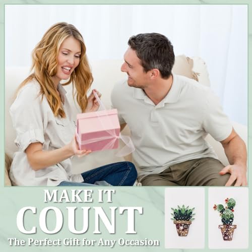 WEBEEDY Paper Quilling Kit 20 Sets DIY Cactus Card Quilling Kit with Paper Quilling Strips Tools and Supplies Greeting Card Making Kits for Adults Beginners DIY Handmade Home Room Wall Decor Gift - Image 4