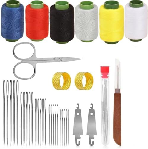39Pcs Sewing kit for Adults：Stainless Steel Big Eye Needles by Unknown