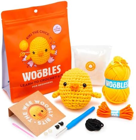 The Woobles Crochet Kit for Beginners (Kiki the Chick) by TheWoobles