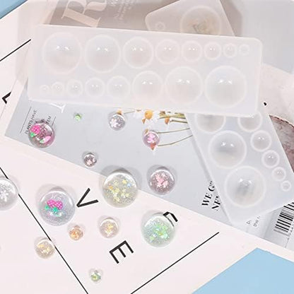 Round Cabochon Mold Resin Jewelry Molds Silicone Molds for Resin - Image 3