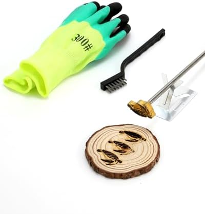 AIMOADO 1.5" Sea Turtle Branding Iron, for Wood Hats Leather BBQ & Steak by AIMOADO