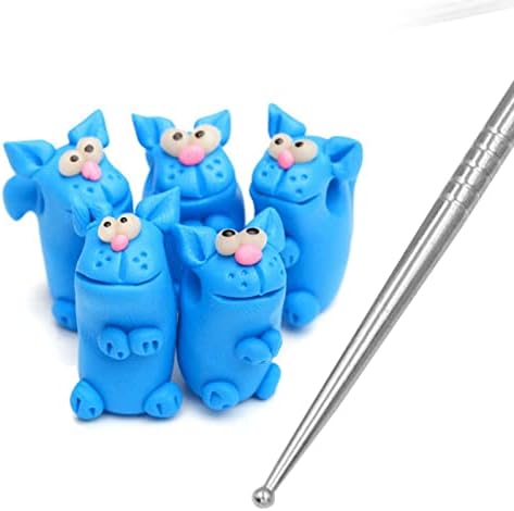 3pcs Sculpture Modeling Tools, Stylus Clay Tools, Dotting Sculpting Modeling Tools Set, Double Ended Metal Ball, Cake Decoration Tools - Image 5