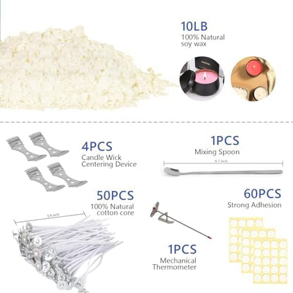 SAEUYVB Candle Making Kit,10 lbs Candle Wax for Candle Making - Image 2