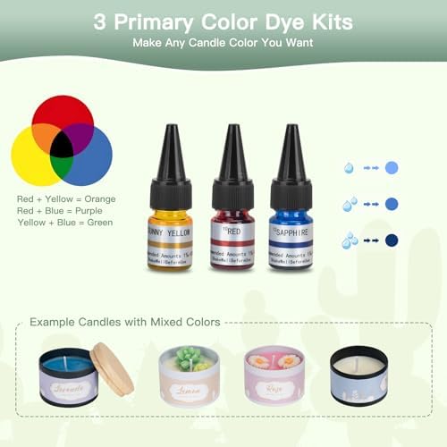 ZEROMX 161PCS Candle Making Kit for Beginners with Digital Wax Melter - Image 3