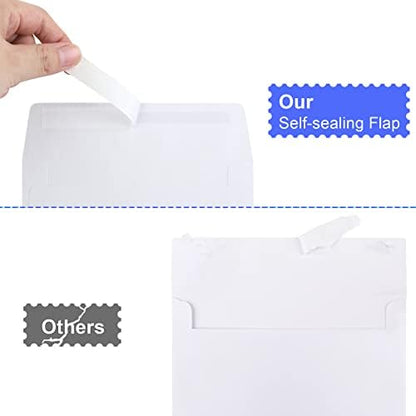 Blank Cards and Envelopes 4x6, 30 Pack White Invitation Cardstock with 30 Pack Envelopes, Thank you Blank Greeting Cards, for All Occasions DIY, Print custom - Image 3