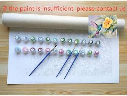 ACANDYL DIY Paint by Numbers Kit for Adults Paint by Numbers Beginner Hummingbird Canvas Painting by Number DIY Acrylic Oil Painting on Canvas Arts Craft Decoration 16x20 Inch - Image 6