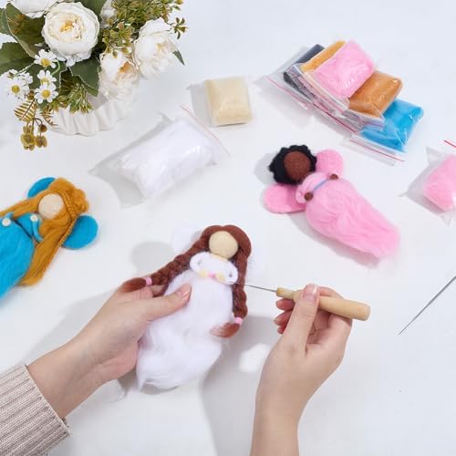 ORIGACH 3 Set Fairies Needle Felting Kit for Beginners - Image 4