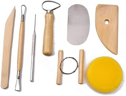 S & E TEACHER'S EDITION 8 Pcs Pottery & Clay Sculpting Tools by SETEACHERSEDITION