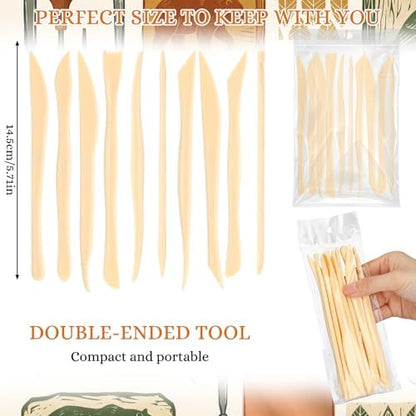 Ferrochef 10 Set 100 Pcs Clay Tools, Plastic Sculpting Tools, Classic Style - Image 2