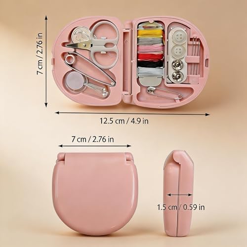Obear 2 Pack Mini Sewing Kit - Emergency Travel Repair Set with Threads, Needles & Scissors for Beginners, Camping & Daily Use - Image 4