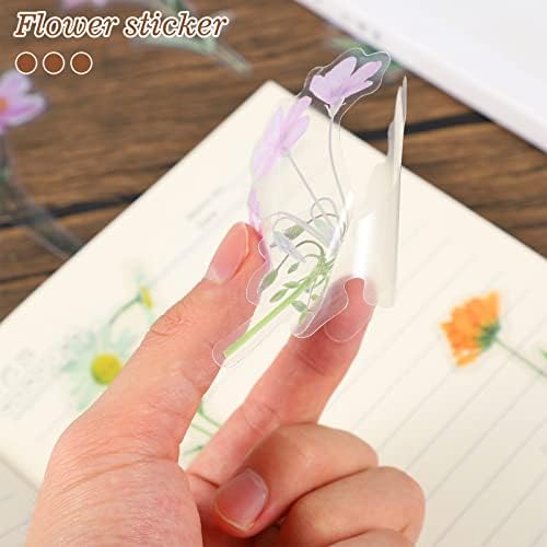 160 Natural Flower Stickers for Scrapbooking, Journals & Card Making - Image 3