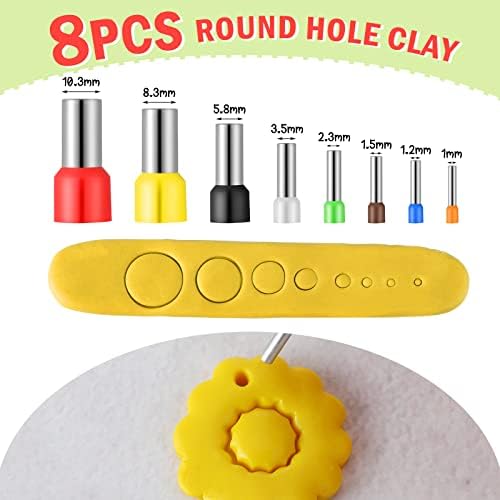 Kajaia 114 Pcs Polymer Clay Earring Cutters Bohemian Polymer Clay Cutters for Earrings Set Jewelry Making Supplies for Women Craft DIY - Image 4