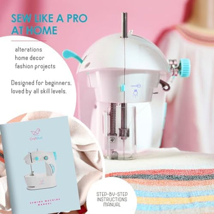 CraftBud Mini Sewing Machine for Beginners, Adults and Kids Sewing Machine - Image 5