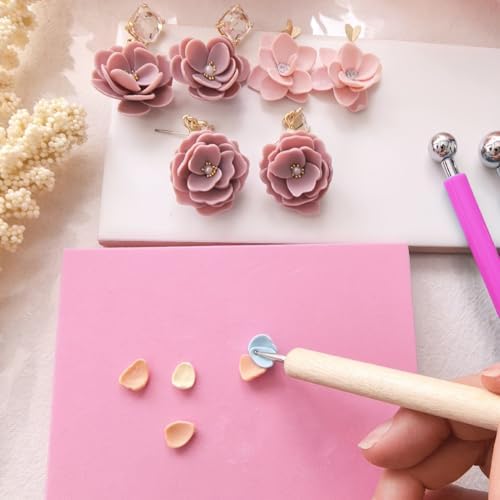 Flower Polymer Clay Cutters, Clay Earring Cutters Mini Floral Clay Cutters - Image 5